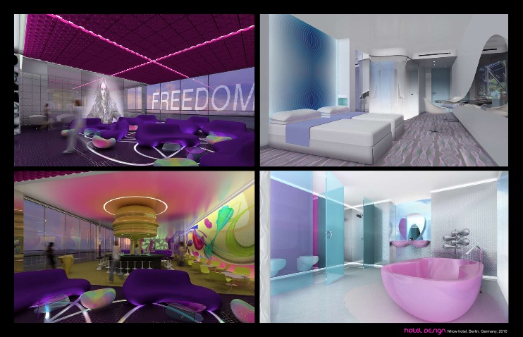 Hotelräume von Karim Rashid