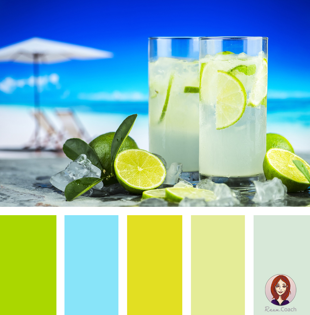 Farben Der Natur Limetten Cocktail Raumcoach